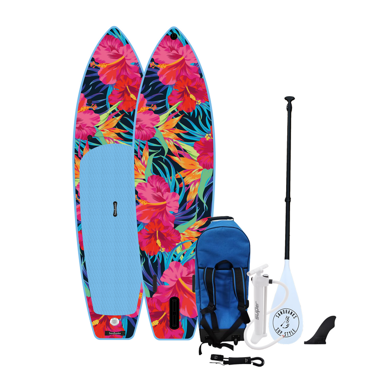 Sandbanks Style Ultimate Hawaii 10'6'' iSUP paddleboard package Avon Beach SUP